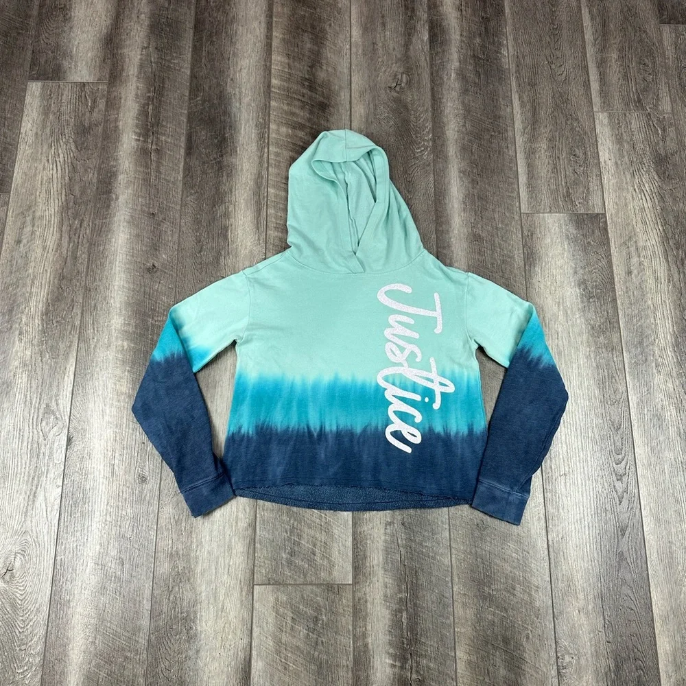Justice Girls‎ Teal Ombre Hoodie